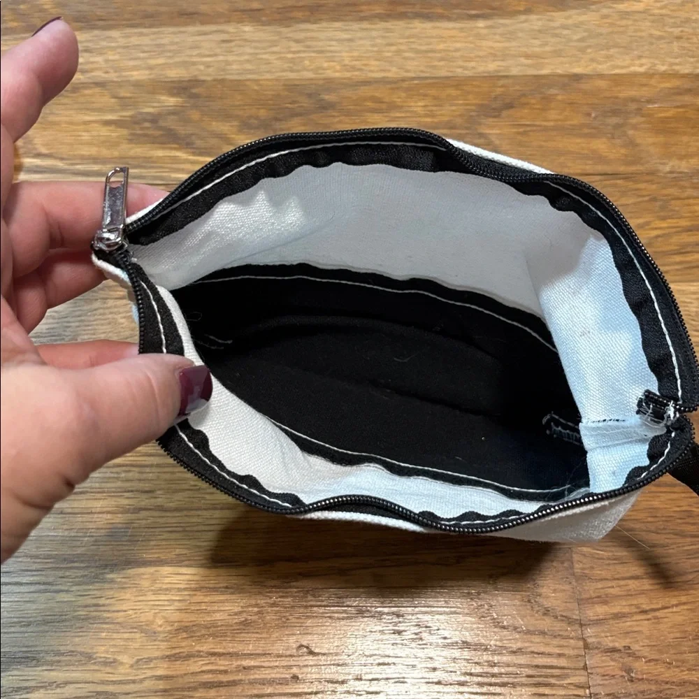 Origins linen cosmetic bag plus bonus bag